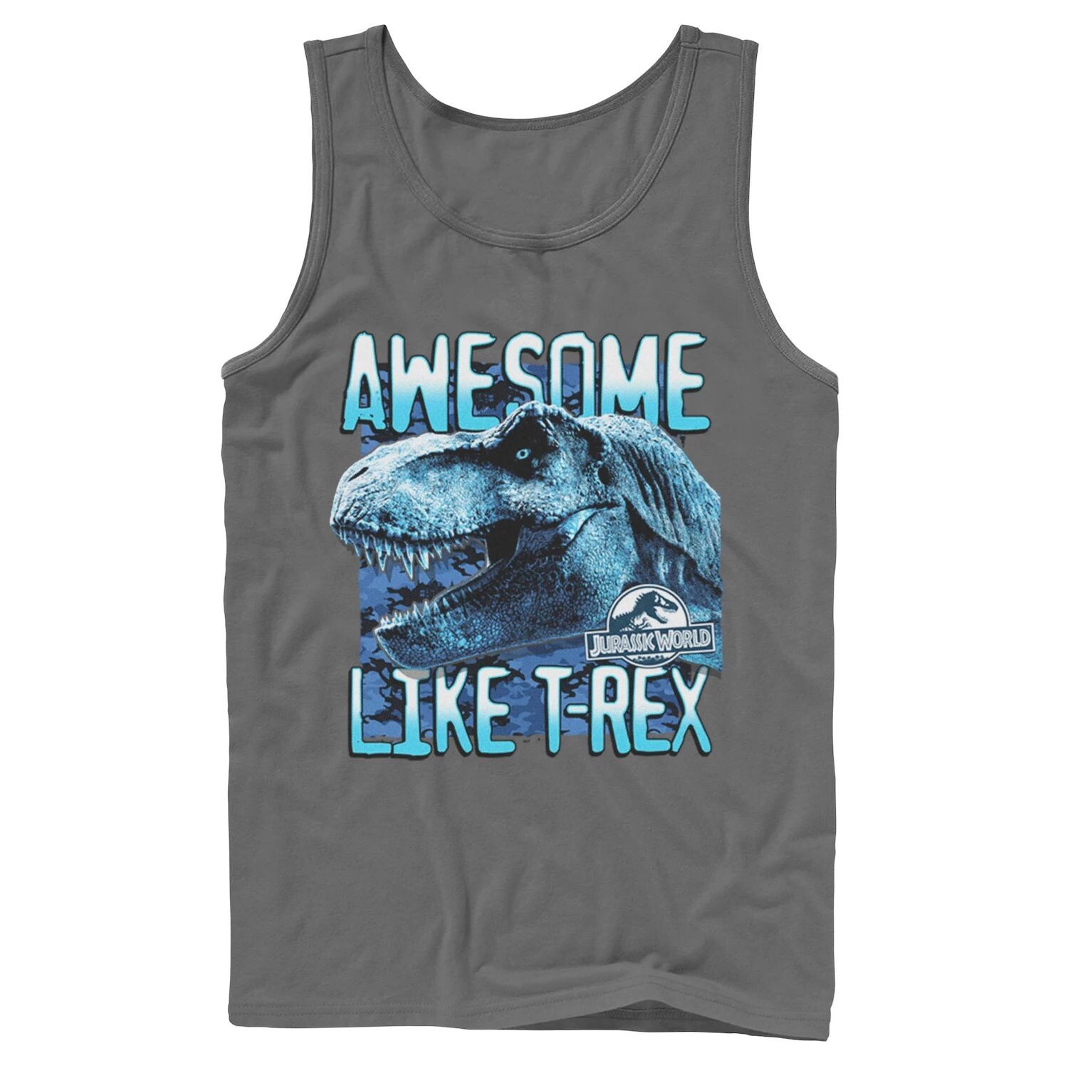 

Мужская майка Jurassic World Two Awesme Lke T-Rex Licensed Character