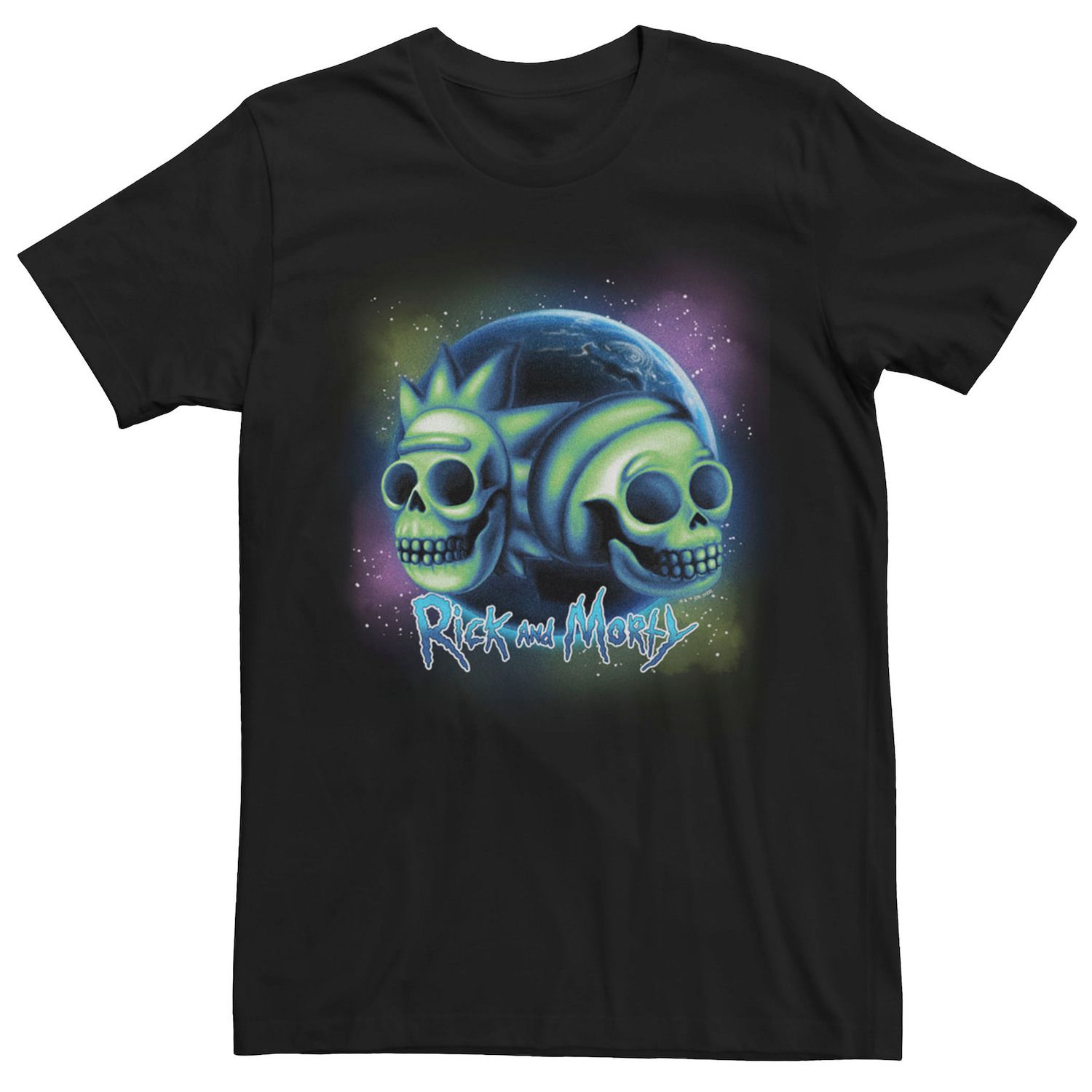 Мужская футболка «Рик и Морти: Космос-галактика» Licensed Character чехол на samsung a12 рик и морти космос