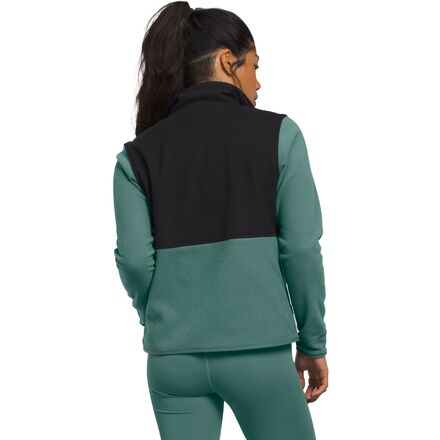 

Куртка Alpine Polartec 100 женская The North Face, цвет Dark Sage/TNF Black