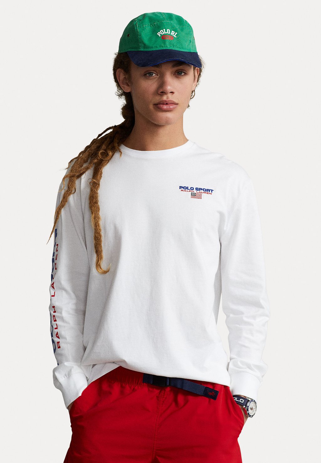 

Футболка с длинным рукавом Long Sleeve Unisex Polo Ralph Lauren, белый