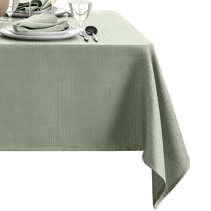 

Водостойкая и грязеотталкивающая скатерть Laurel с твердой текстурой, 60 x 120 дюймов Elrene Home Fashions