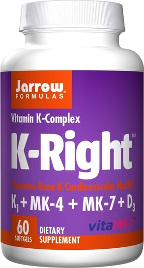 K-Right - Комплекс витамина К (60 капсул) Jarrow Formulas jarrow formulas k right 60 мягких таблеток