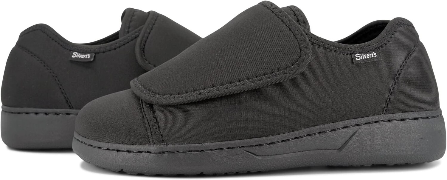 

Тапочки Ultra Comfort Flex Neoprene Extra Wide Shoes Silverts, черный