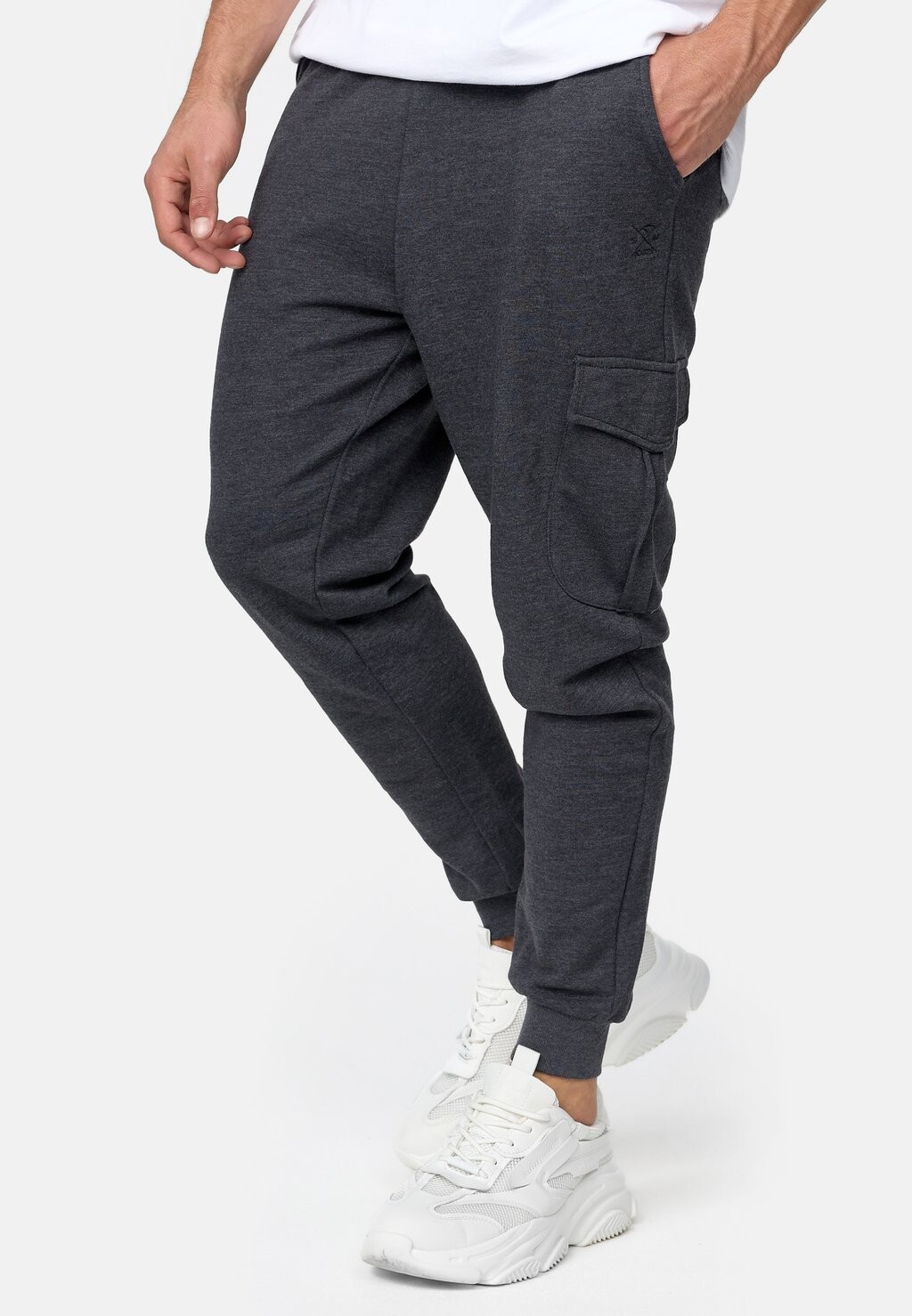 

Брюки карго BENDNER INDICODE JEANS, цвет charcoal mix