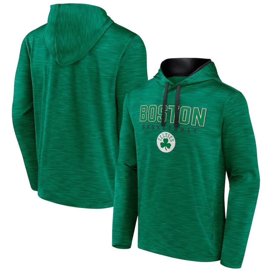 

Пуловер с капюшоном Fanatics Branded Boston Celtics, зеленый