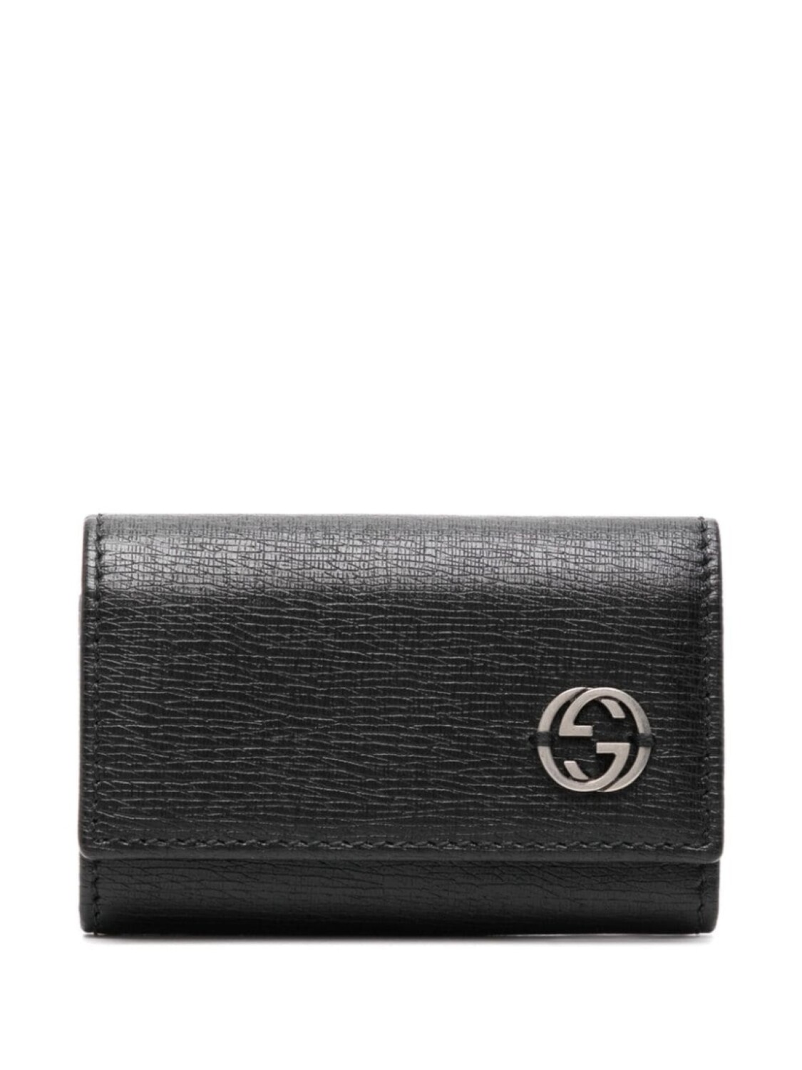 

Gucci кожаная ключница, черный