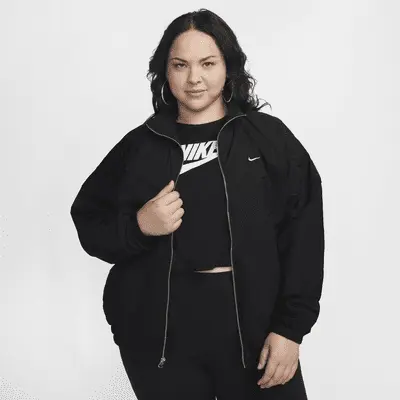 

Куртка Nike Windrunner, черный/белый