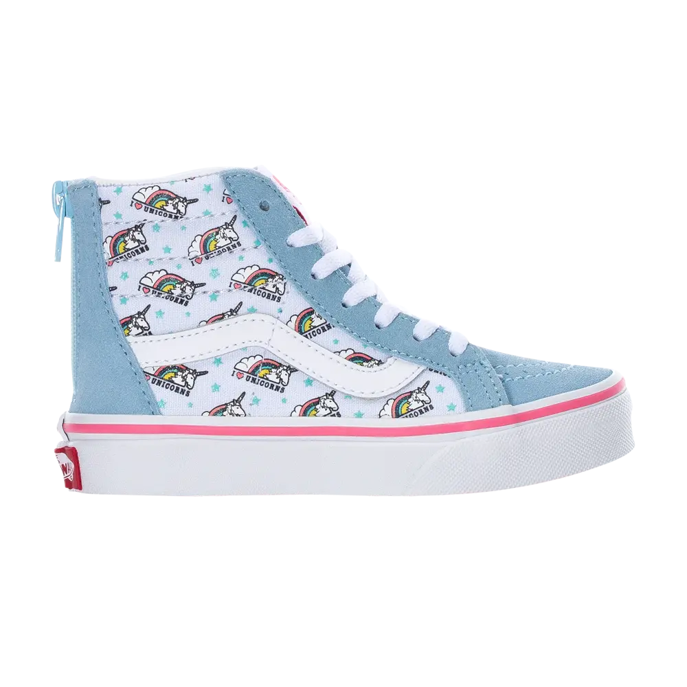 

Кроссовки Sk8-Hi Zip Kids Vans, синий
