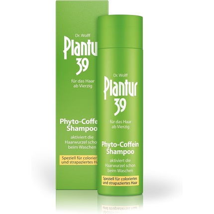 Цветной шампунь для волос с фитокофеином 250мл, Plantur 39