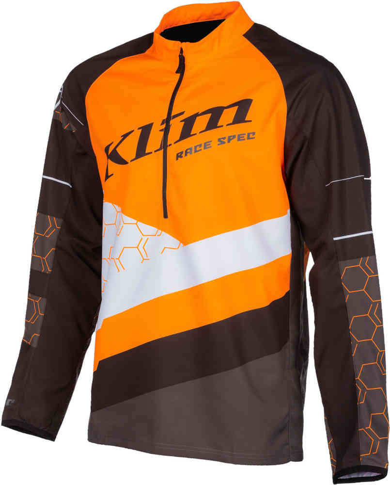 Пуловер Revolt для мотокросса Klim, оранжевый/серый пуловер klim yukon серый