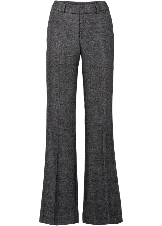 Миниатюрные широкие брюки Bodyflirt, серый миниатюрные широкие брюки pixiegirl синий