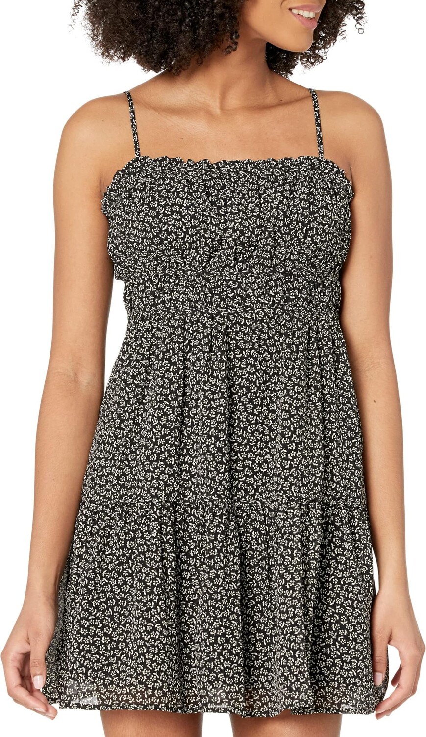 

Мини-платье Amber Cami Sophia - Принт Madewell, цвет True Black