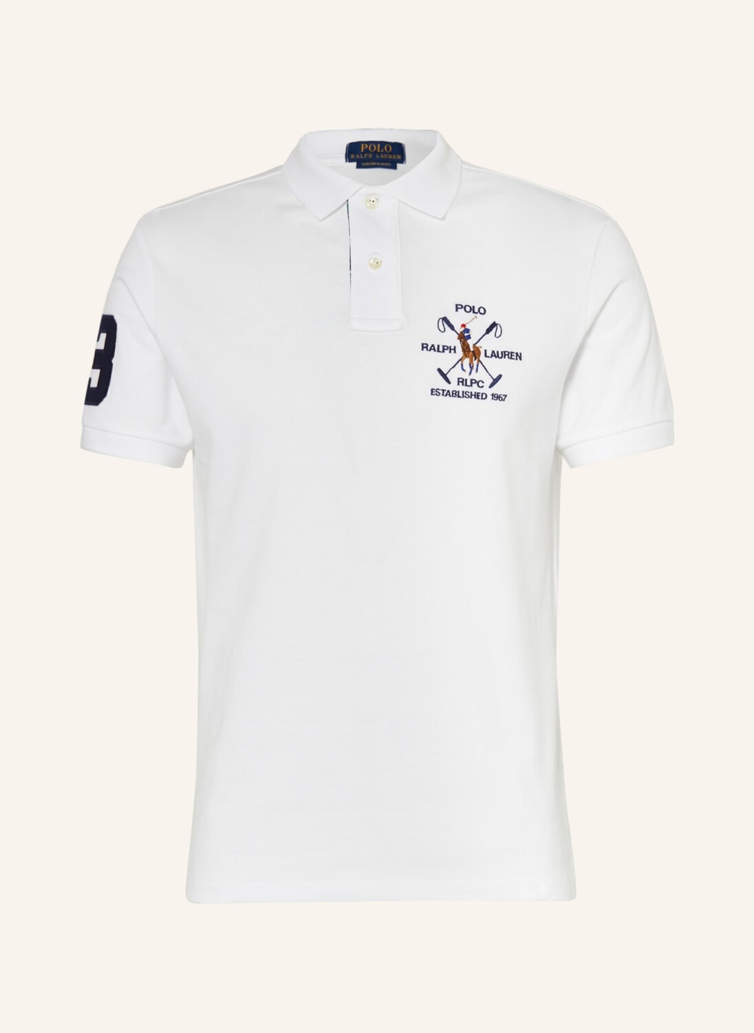

Рубашка поло POLO RALPH LAUREN Piqué, белый