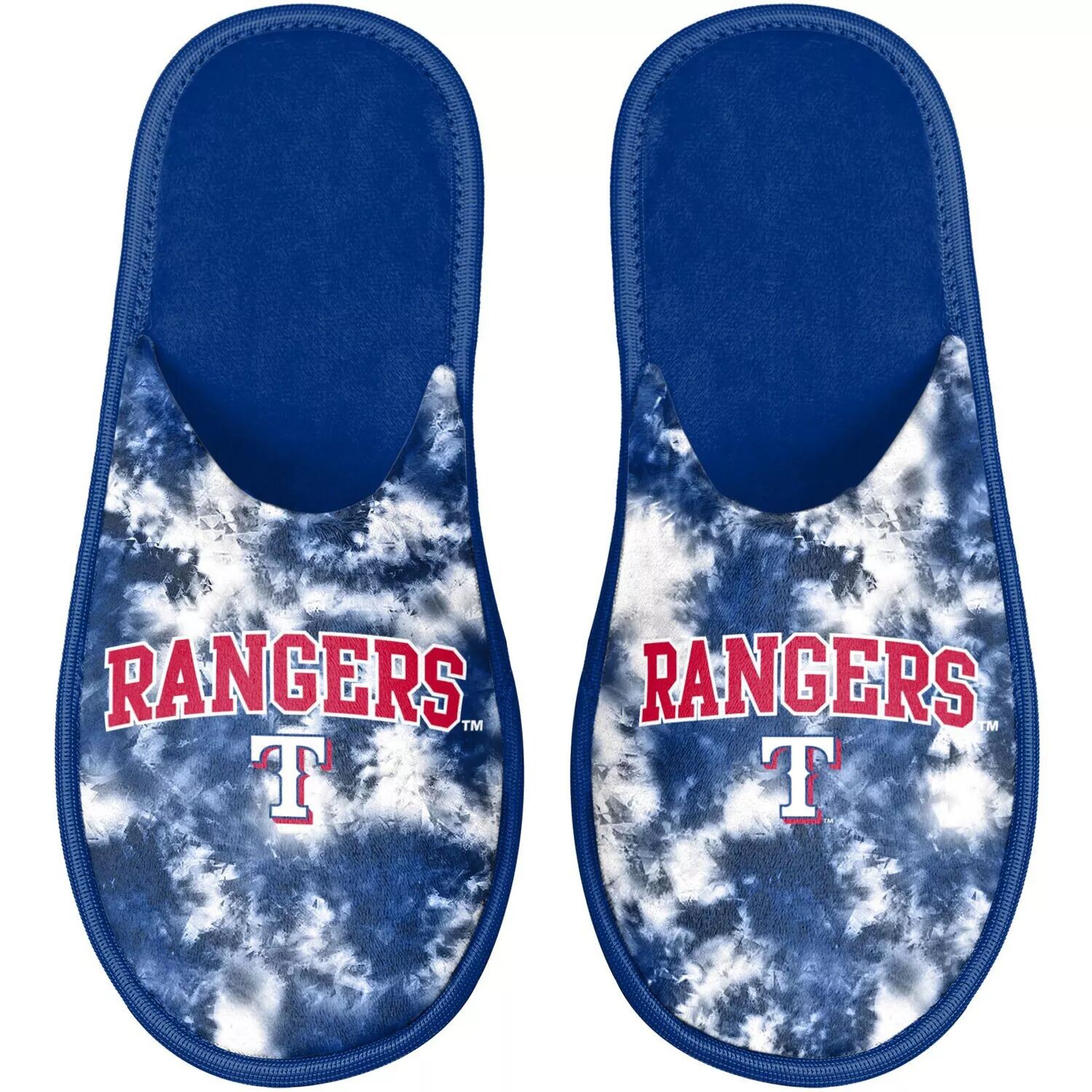 

Женские тапочки с логотипом FOCO Texas Rangers