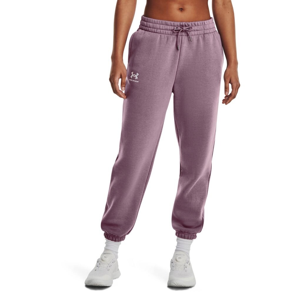 

Джоггеры Under Armour Essential Fleece, фиолетовый