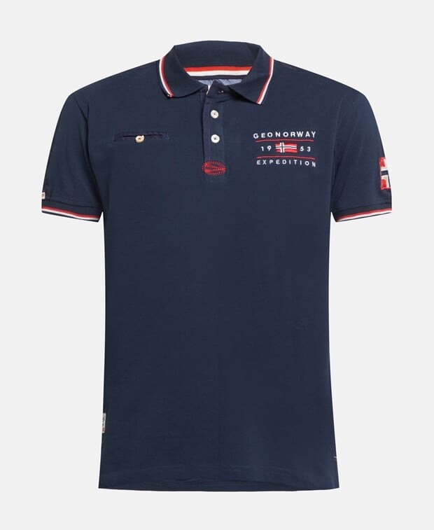

Рубашка поло Geographical Norway, темно-синий