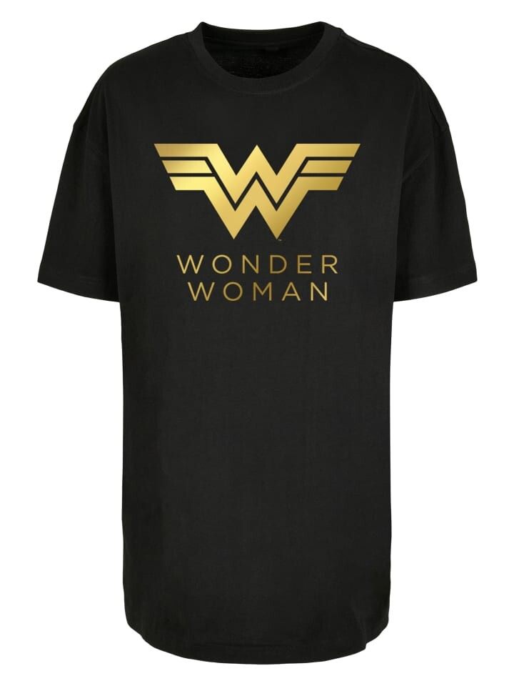 

Футболка F4NT4STIC Oversized Boyfriend Tee DC Comics Wonder Woman, черный