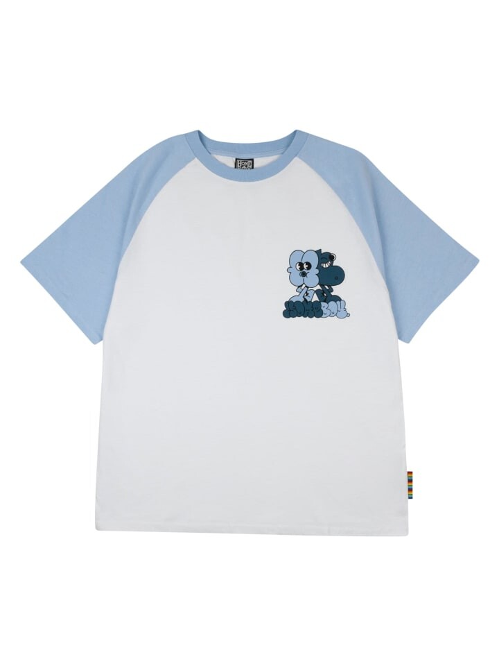 

Футболка HOMEBOY s, цвет white/pool blue