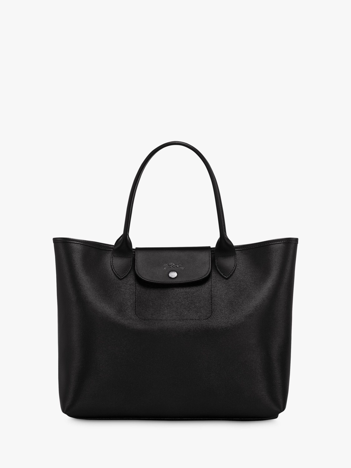 

Longchamp Le Pliage City Сумка из холщовой ткани с покрытием, черная