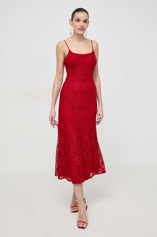 Платье Bardot, красный