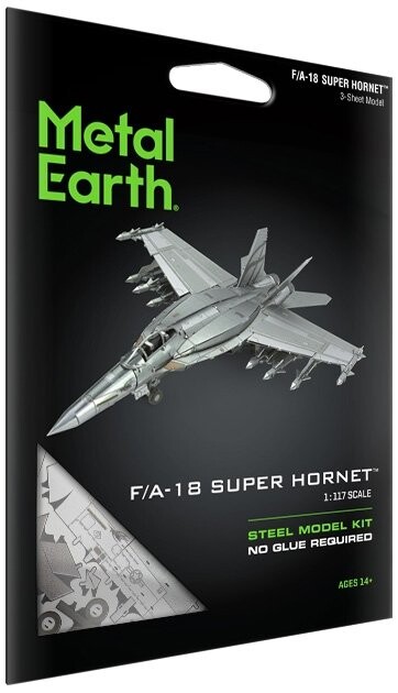 

Metal Earth, модель сборки F/A-18 Super Hornet. Fascinations