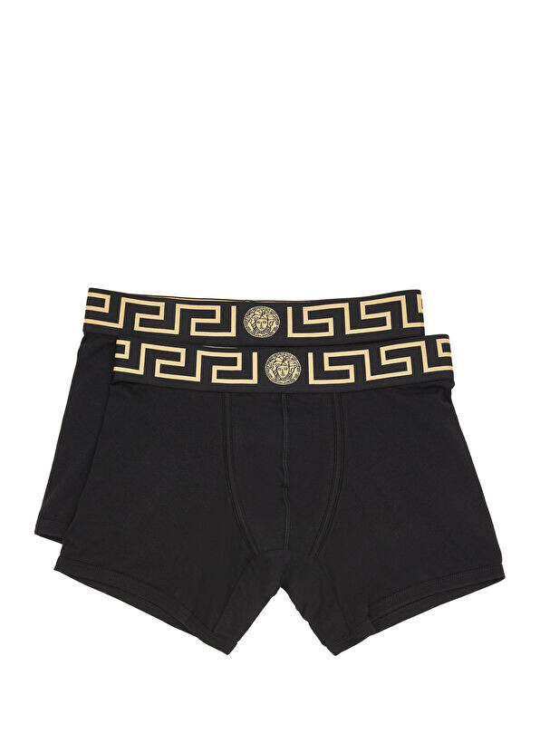 

Комплект из 2-х трусов с логотипом. Versace, черный
