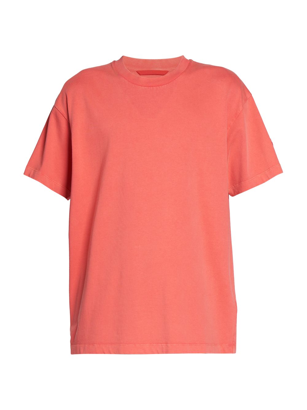 Хлопковая футболка с логотипом Moncler, розовый