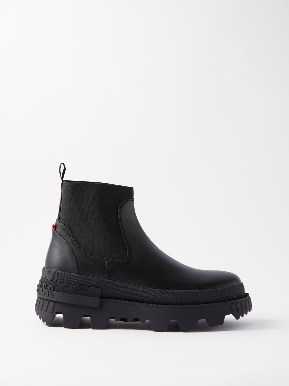 

Ботинки челси neue из кожи Moncler, черный