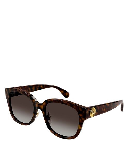 

Круглые солнцезащитные очки, 55 мм Gucci, цвет Brown