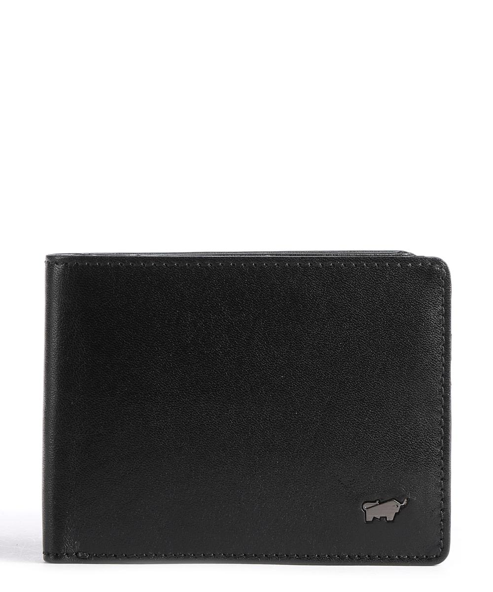 Кожаный кошелек Country RFID Braun Büffel, черный
