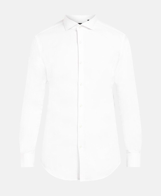 

Рубашка с длинными рукавами – облегает тело Boss, белый