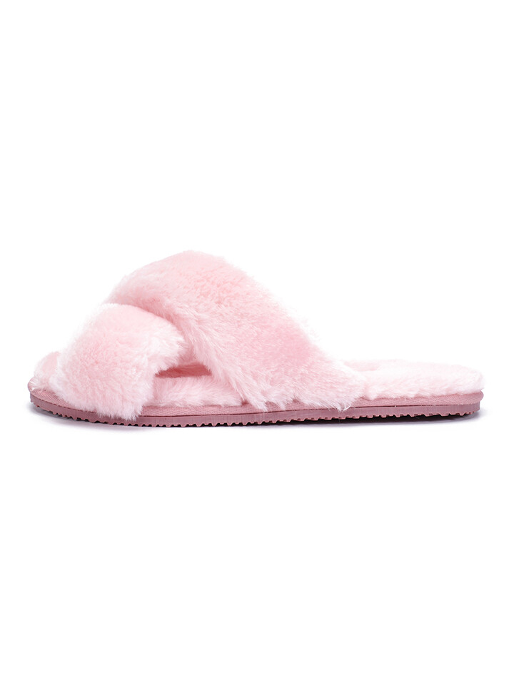 

Сабо ISLAND BOOT Hausschuhe Fluffy, розовый