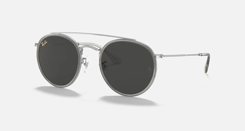 

Солнцезащитные очки Ray-Ban ROUND DOUBLE BRIDGE LEGEND, темно-серый