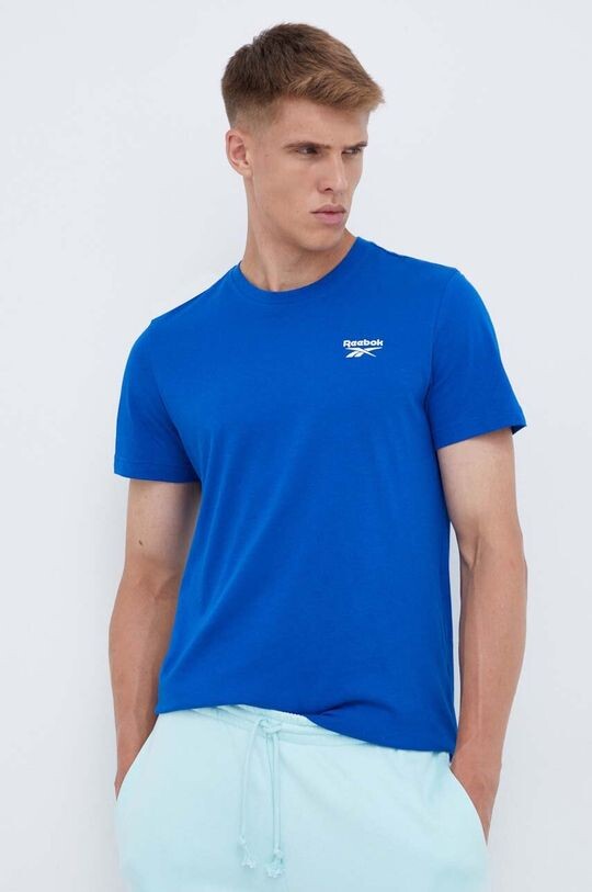 

Футболка из хлопка Reebok, синий