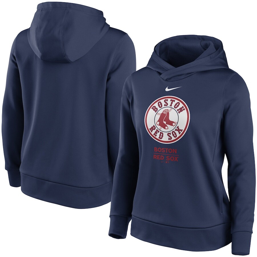 

Пуловер с капюшоном Nike Boston Red Sox, нави