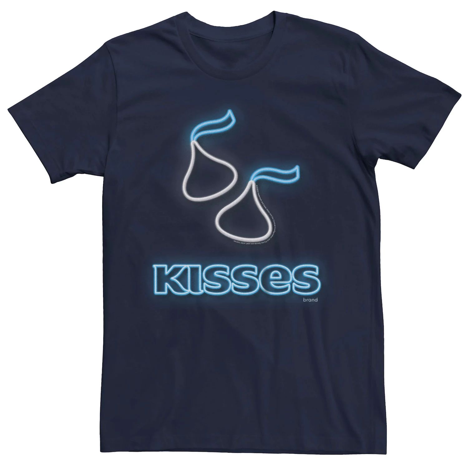 Мужская футболка Hershey's Kisses с неоновой вывеской Licensed Character