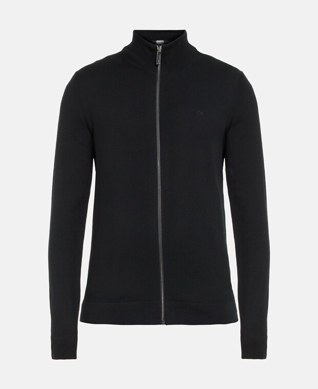 

Шерстяная куртка Calvin Klein, черный
