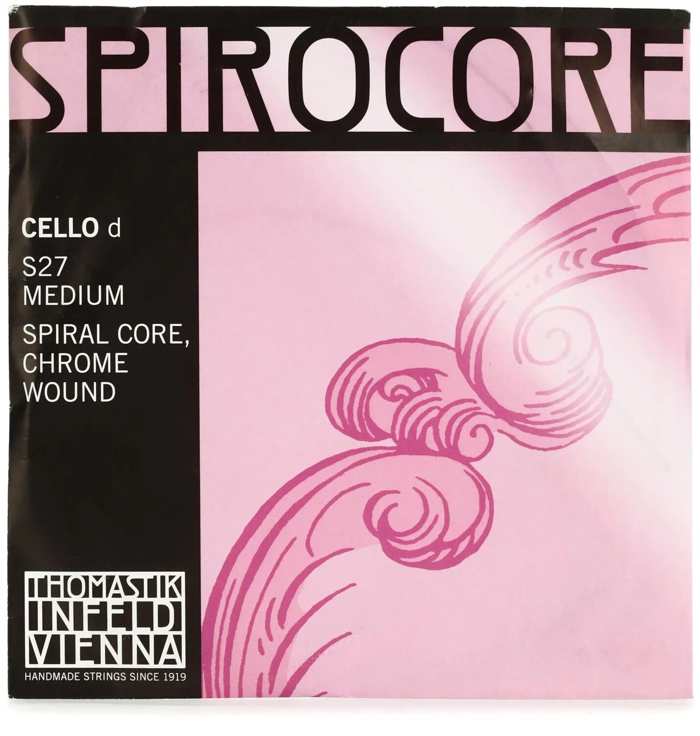 

Thomastik-Infeld S27 Spirocore Струна D для виолончели D — размер 4/4 с хромированной обмоткой