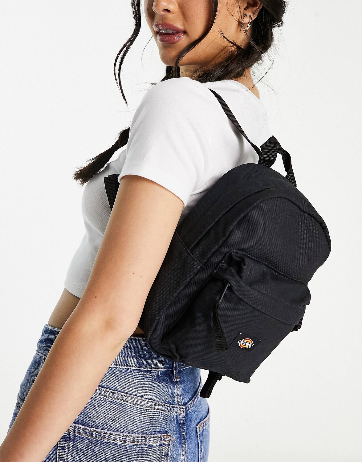 

Черный мини-рюкзак из парусины Dickies Dickies