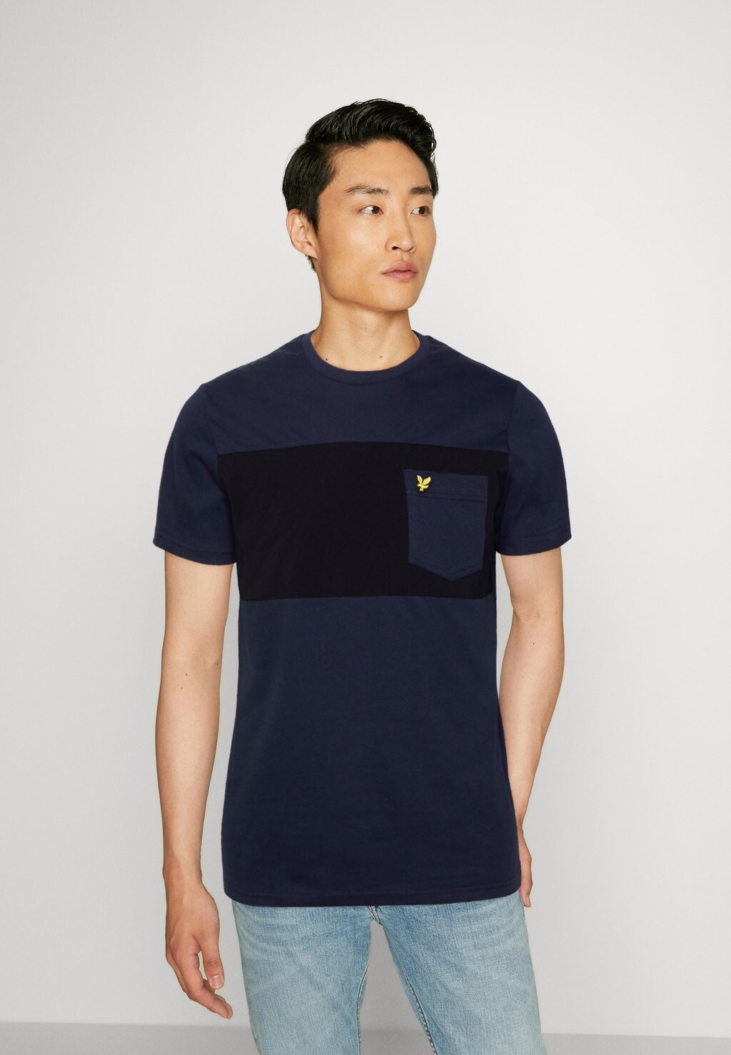 

Футболка с принтом Lyle & Scott, темно-синий