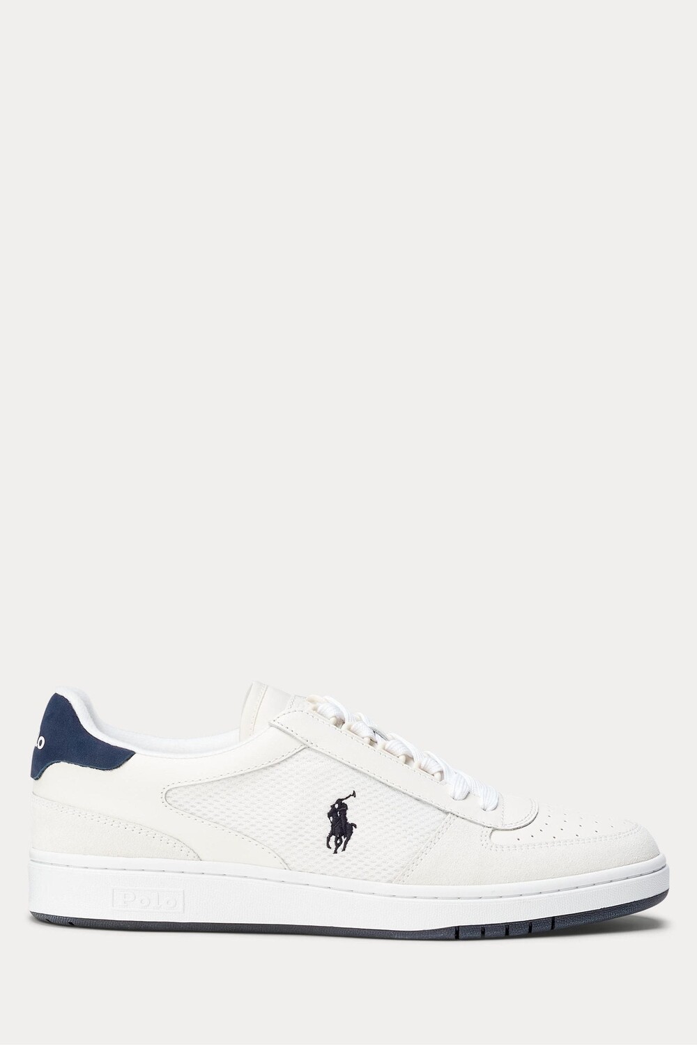 

Кроссовки Court с кожаными вставками Polo Ralph Lauren, белый