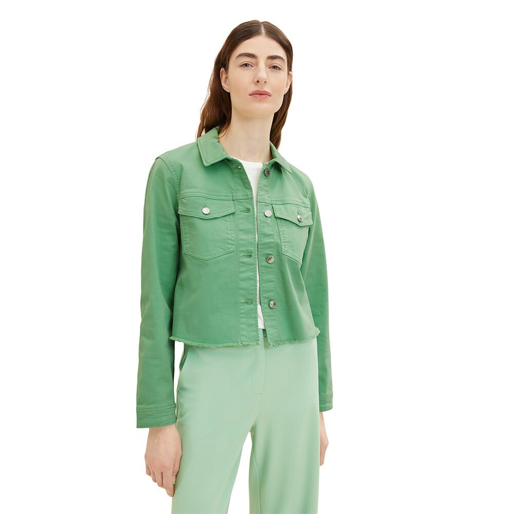 

Куртка Tom Tailor Colored Denim 1035325, зеленый
