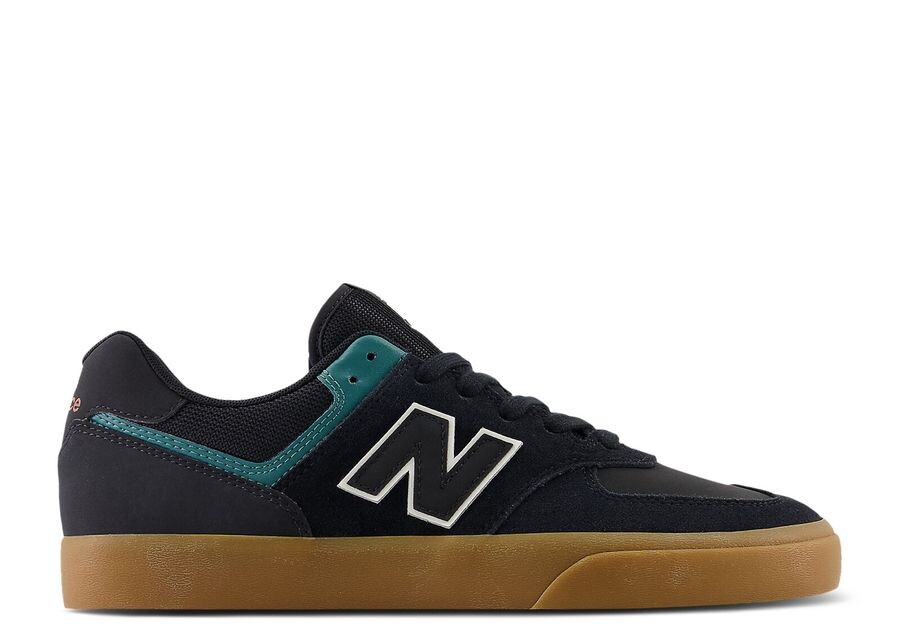 

Кроссовки New Balance Numeric 574 Vulc 'Black Teal Gum', черный