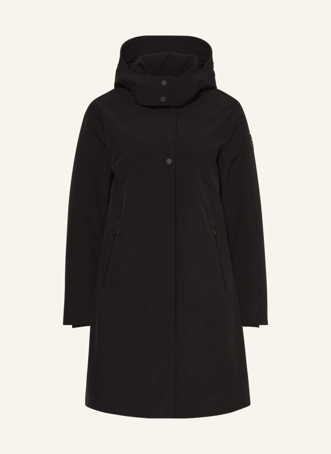 

Пуховая парка firth со съемным капюшоном Woolrich, черный