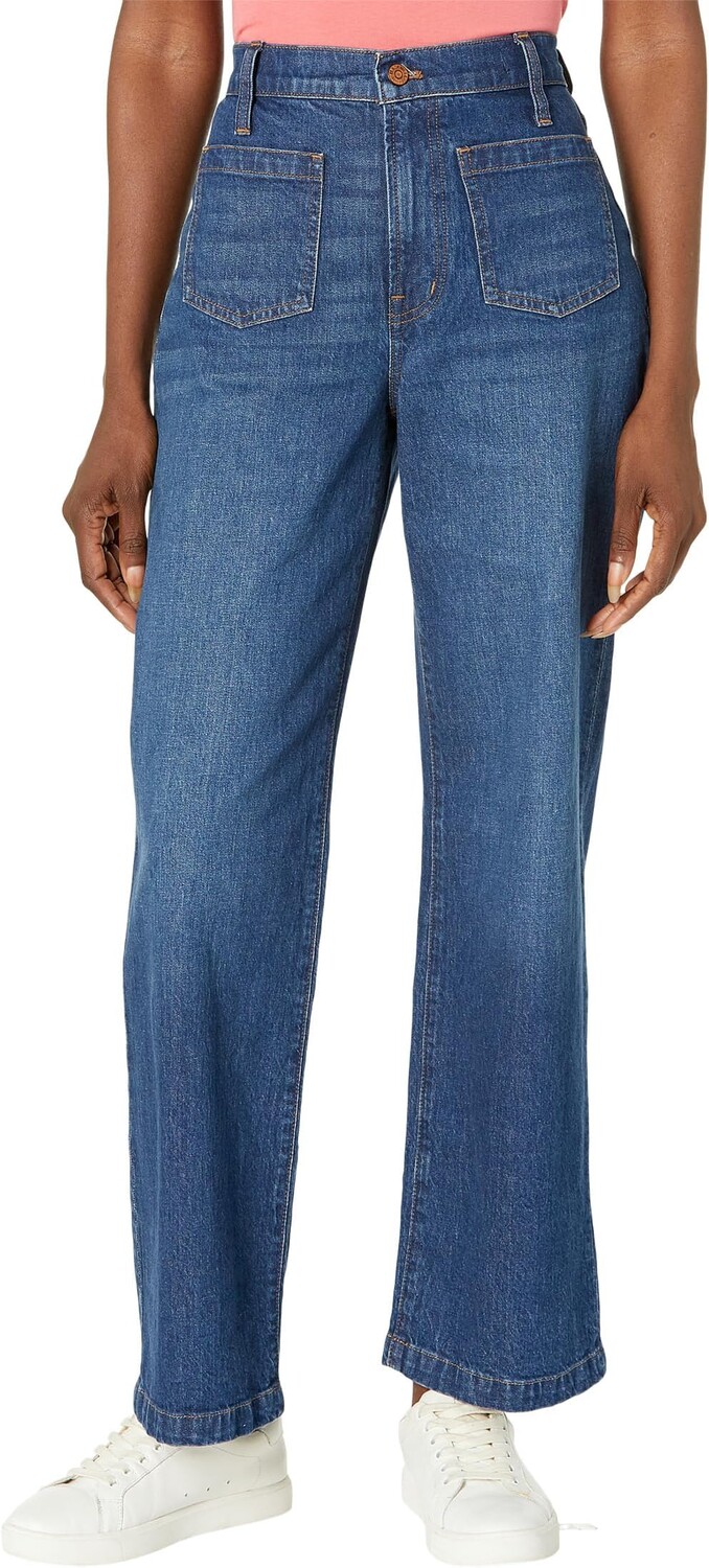 

Джинсы Patch Pocket Perfect Vintage Wide-Leg in Caronia Wash Madewell, цвет Caronia Wash