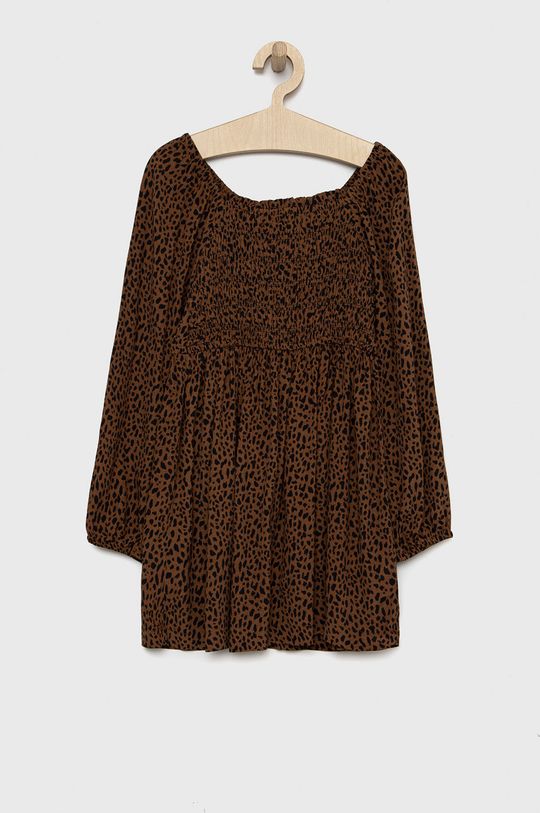 GAP детское платье, коричневый платье gap belted maxi коричневый