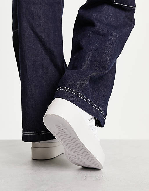 

Белые кроссовки на платформе adidas Originals Superstar Bonega, Белый