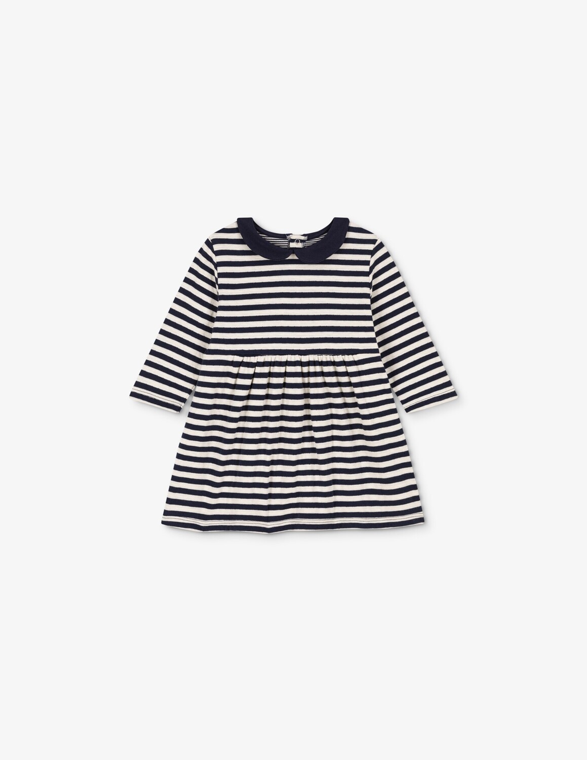 

Платье с длинными рукавами Petit Bateau, черный