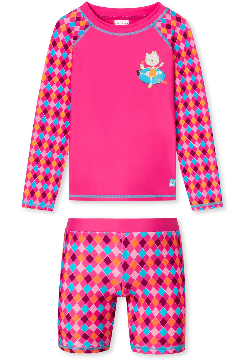 Комплект одежды для сна AQUA SET Schiesser, цвет multicolor