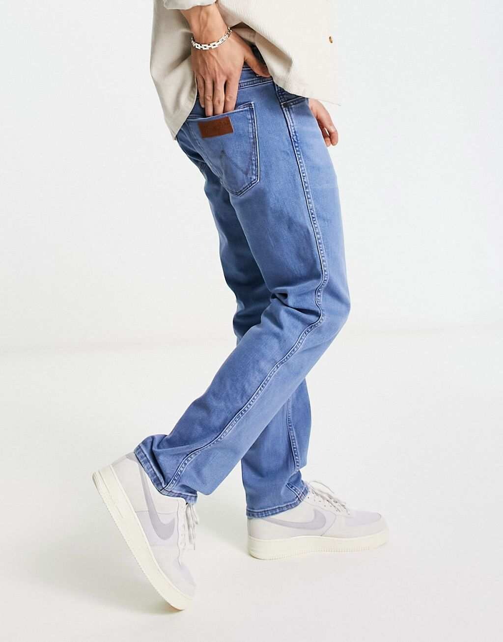 

Синие джинсы прямого кроя Wrangler Greensboro